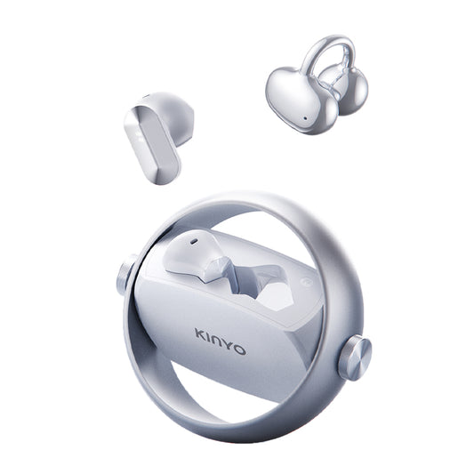 ÉCOUTEURS À CLIP KINYO 2 EN 1 : DOUBLE DESIGN, LIBERTÉ MAXIMALE (MODEL A30)