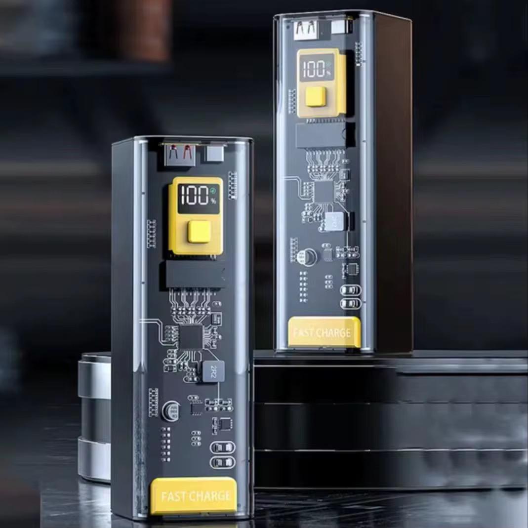 đ⥠Power Bank Transparente 20 000 mAh â 22,5W