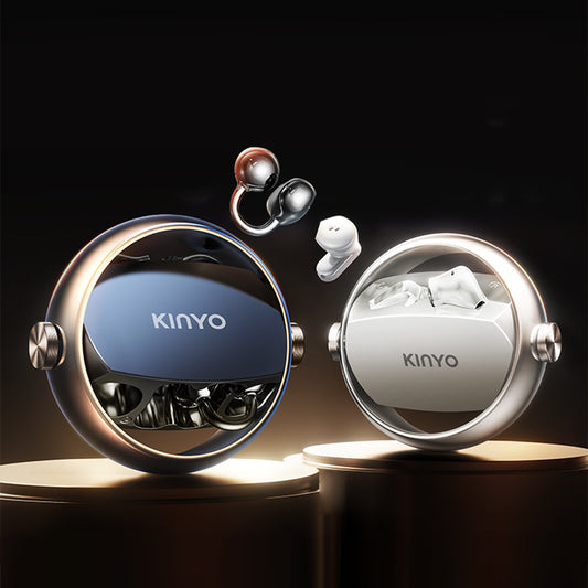 ÉCOUTEURS À CLIP KINYO 2 EN 1 : DOUBLE DESIGN, LIBERTÉ MAXIMALE (MODEL A30)
