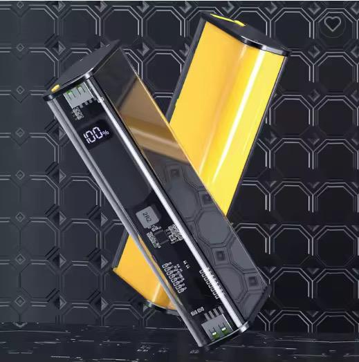 🔋⚡ Power Bank Transparente 20 000 mAh – 22,5W