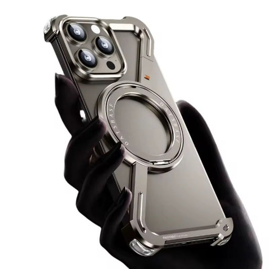 📱 Fiche Produit – Coque Métallique Premium avec Anneau 360° pour iPhone